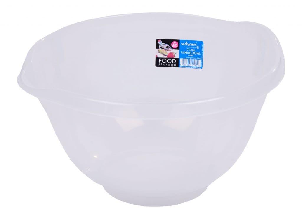 Clear Plastic Mixing Bowl