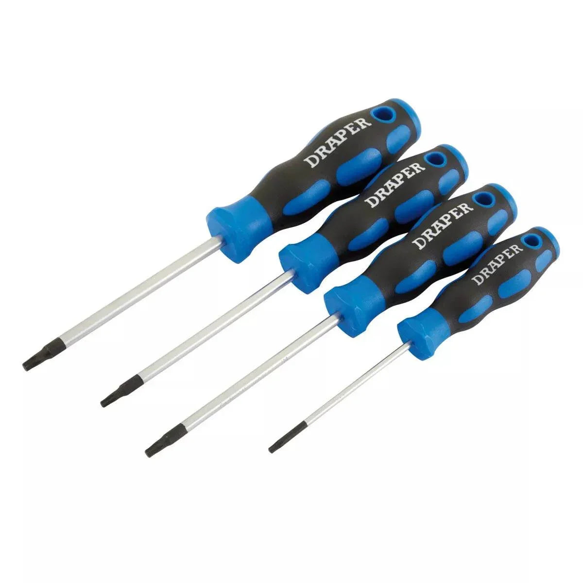 Draper 36851 865TX/4 4 Piece Soft Grip TX Star Screwdriver Set - Cloud Nine Stores