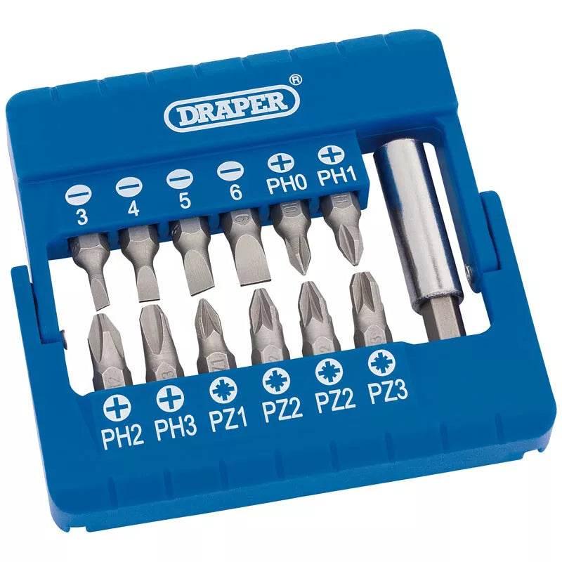 Draper 82392 MBH13 Magnetic Bit Holder Set (13 Piece) - Cloud Nine Stores