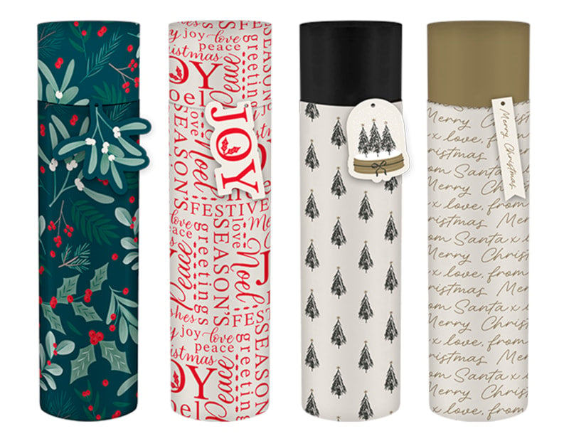 Christmas Bottle Gift Tube - Cloud Nine Stores