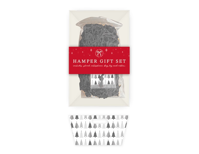Christmas Cardboard Hamper Set 23cm x 18cm - Cloud Nine Stores
