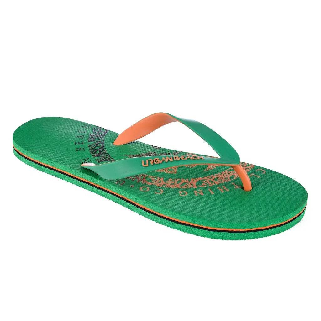 Urban Beach Insignia Green Flip Flops - Cloud Nine Stores