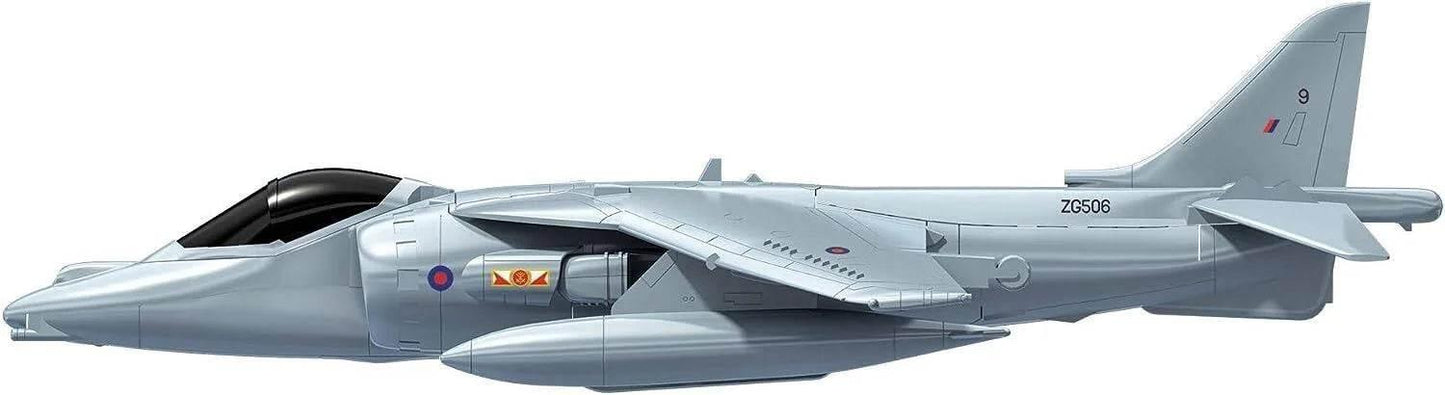 Airfix Quick Build J6009 Bae Harrier Aircraft Model Kit, Grey - Cloud Nine Stores