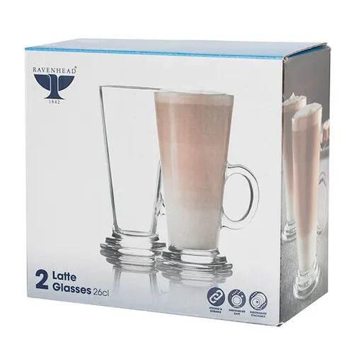 Ravenhead Entertain Set Of 2 260ml Latte Glasses - Cloud Nine Stores