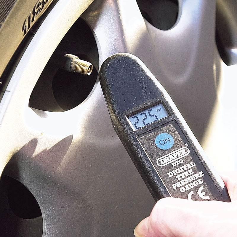 Draper 01071 Digital Tyre Pressure Reader - Cloud Nine Stores