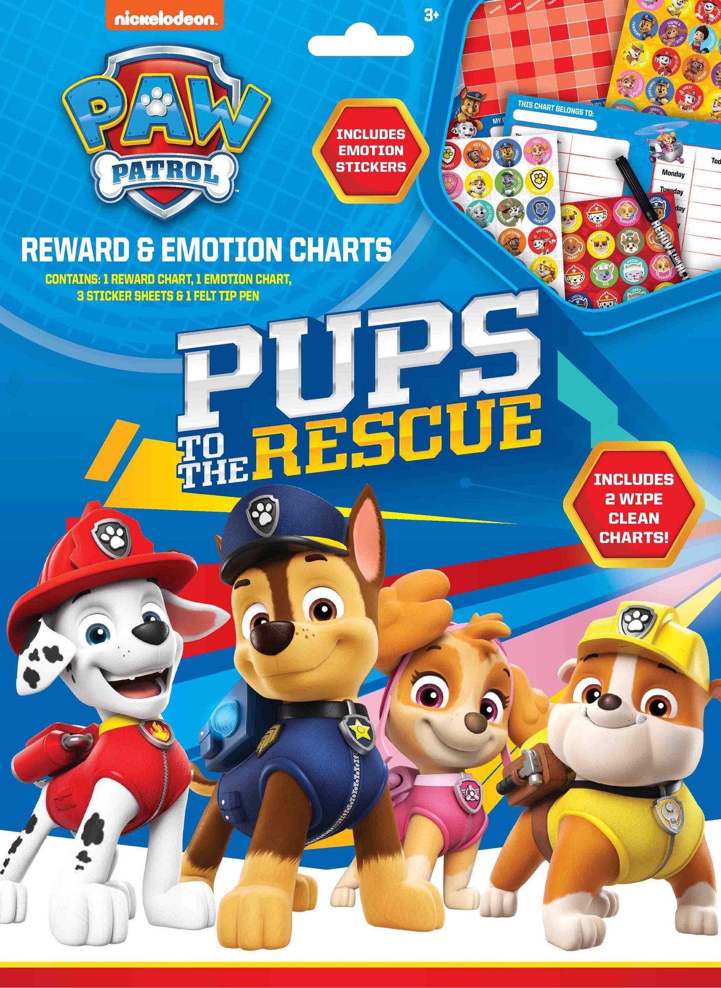 PAW PATROL REWARD & EMOTION CHART