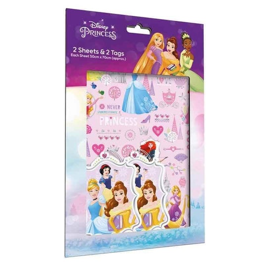 Disney Princess Gift Wrap & Tags - Cloud Nine Stores