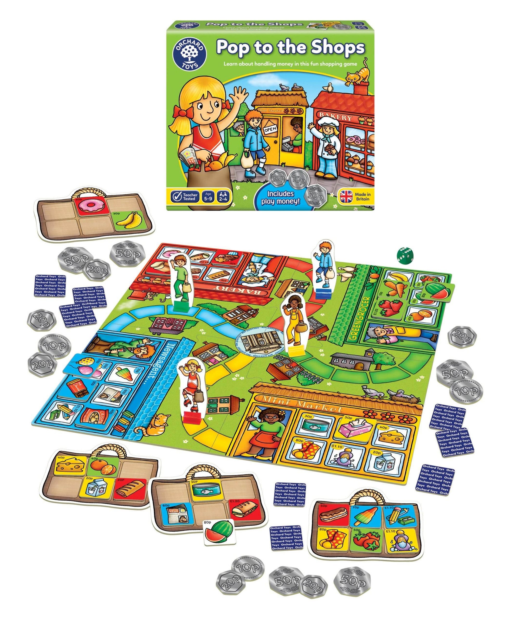 Orchard Toys Pop to the Shops Board Game - Cloud Nine Stores