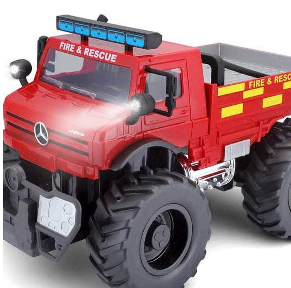 Maisto Tech Remote Control Mercedes Benz U5000 Unimog Fire 82302 - Cloud Nine Stores