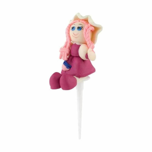 Tala Pink Rag Doll Cake Topper - Cloud Nine Stores