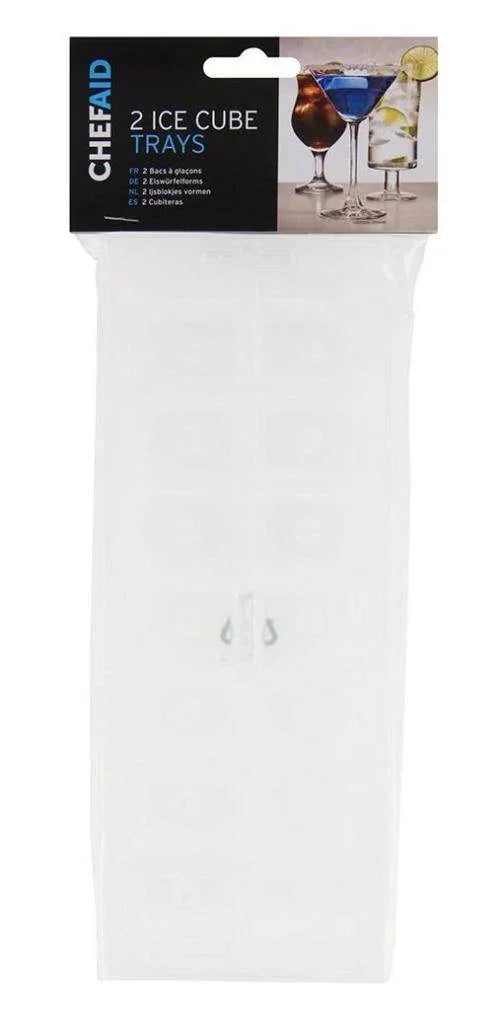 Chef Aid Ice Cube Trays Set Of 2 - Cloud Nine Stores