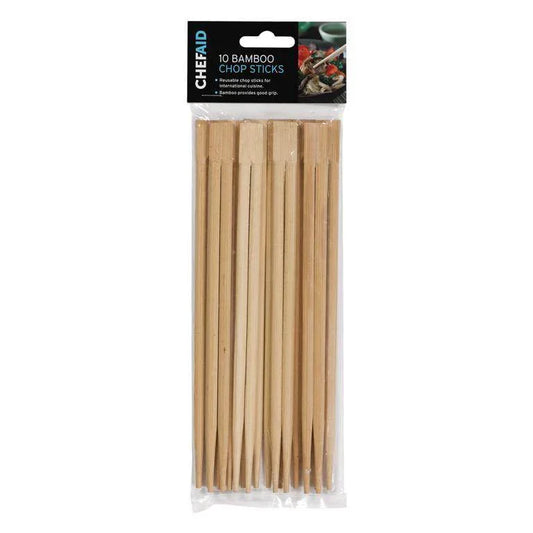 Chef Aid Bamboo Chopsticks 10 Pairs - Cloud Nine Stores