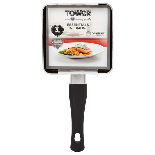 Tower T81614F 12cm Mini Ceramic Grill Pan - Cloud Nine Stores