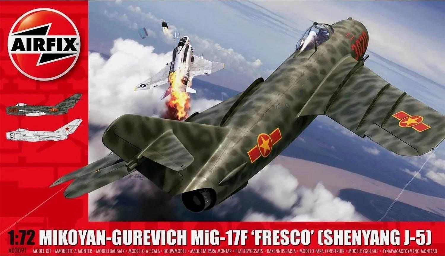 Airfix A03091 Mikoyan-Gurevich MiG-17F 'Fresco' [Shenyang J-5] - Cloud Nine Stores