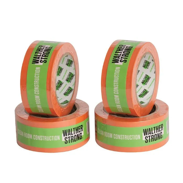 Walther Strong Cleanroom Construction Tape Orange 50mm x 30m Cloud Nine Stores