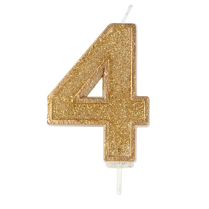 Candle Numbers - Gold