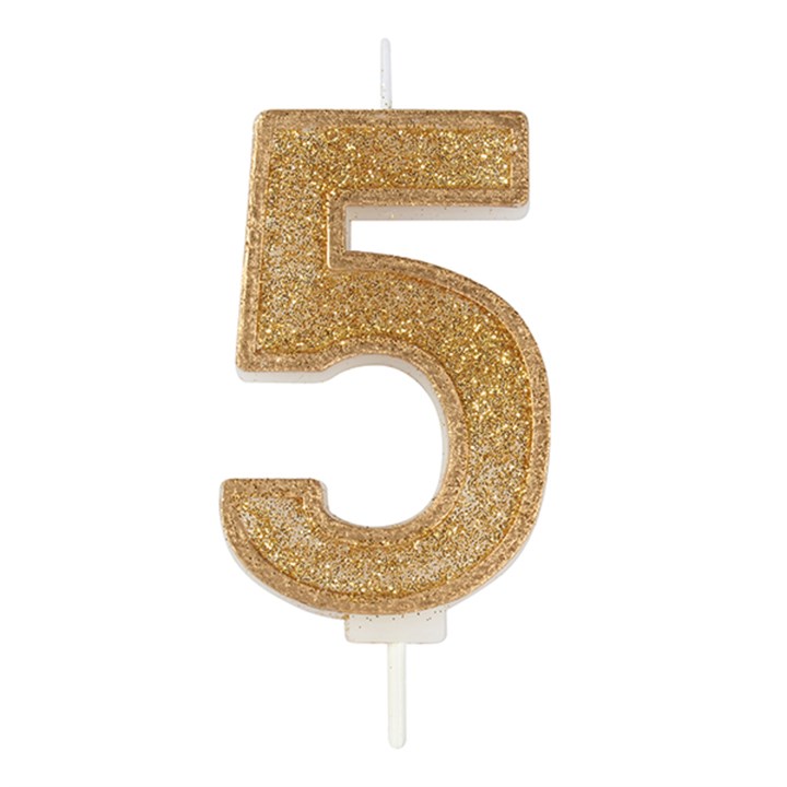 Candle Numbers - Gold