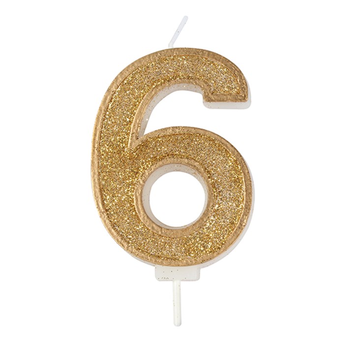 Candle Numbers - Gold