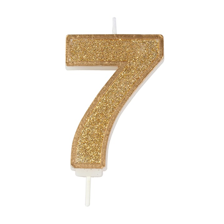 Candle Numbers - Gold