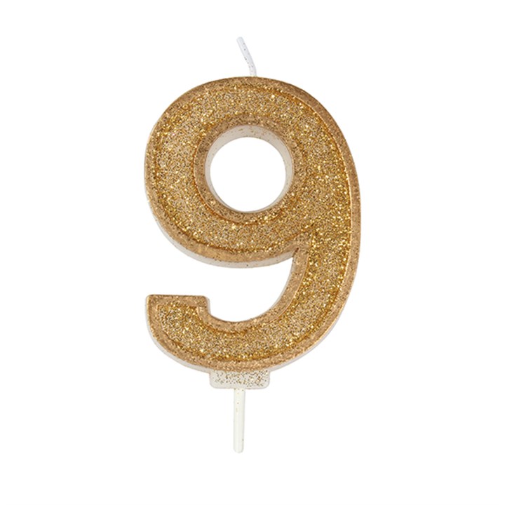 Candle Numbers - Gold