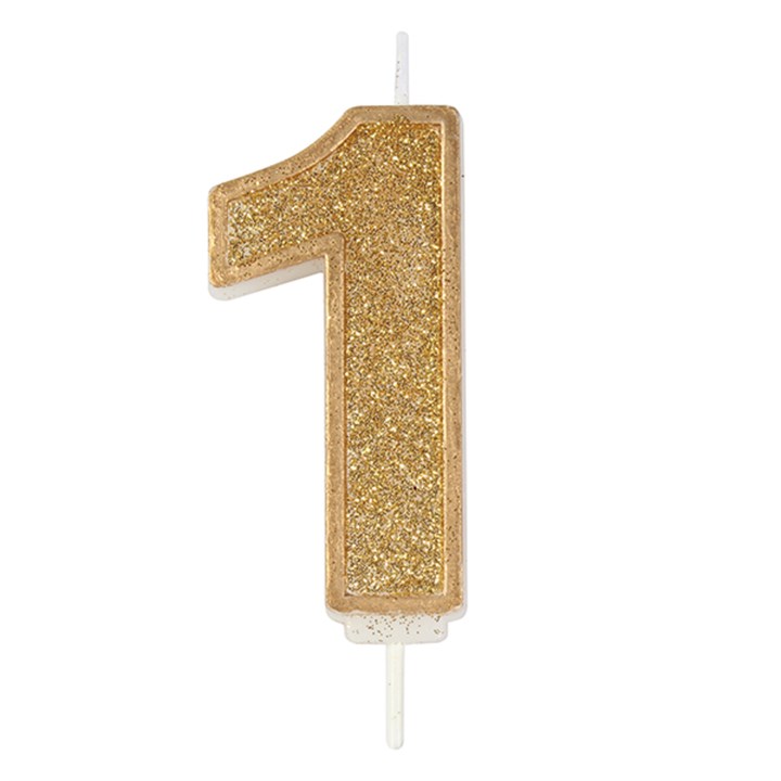 Candle Numbers - Gold