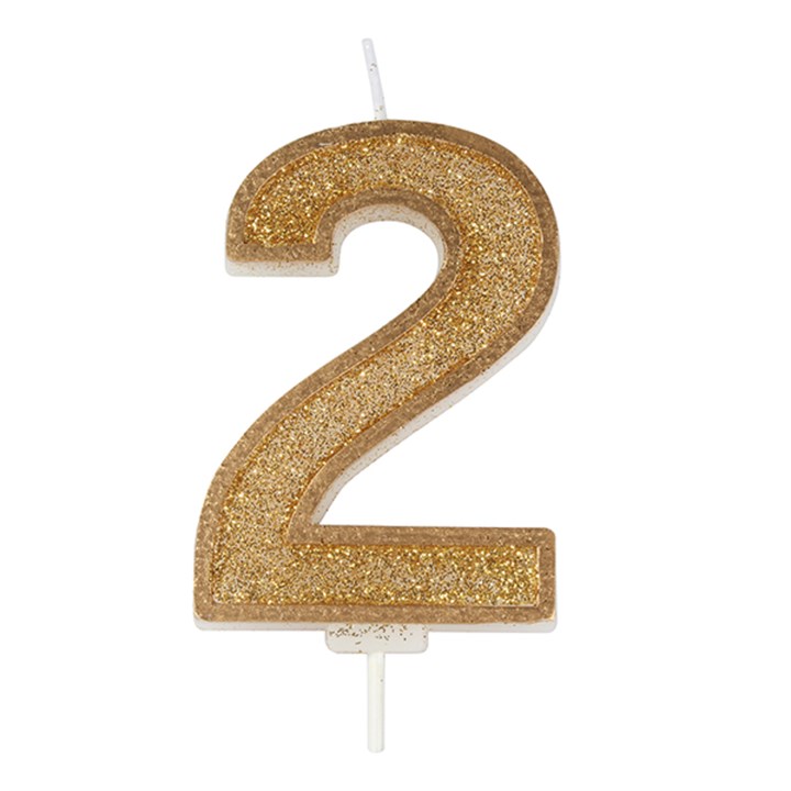 Candle Numbers - Gold