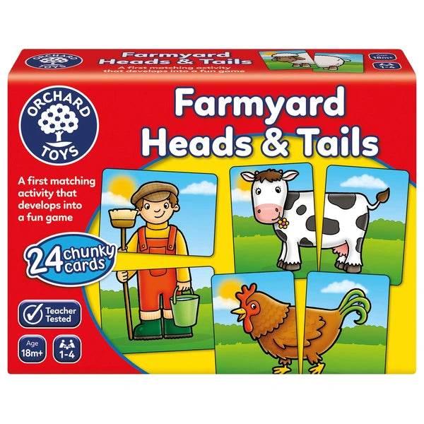 Farmyard Heads and Tails Game - Cloud Nine Stores