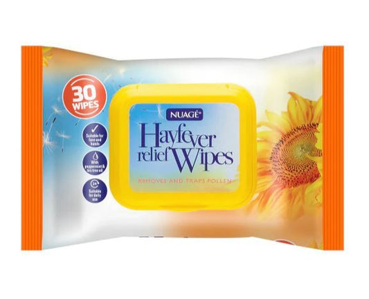 NUAGE HAYFEVER RELIEF WIPES 30PK