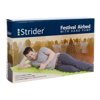 Strider Lightweight Festival Airbed Outdoor Airbed with Pump - Cloud Nine Stores