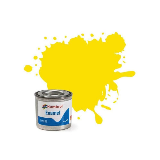 Humbrol Enamel No.99 Lemon Matt (14ml) - Cloud Nine Stores