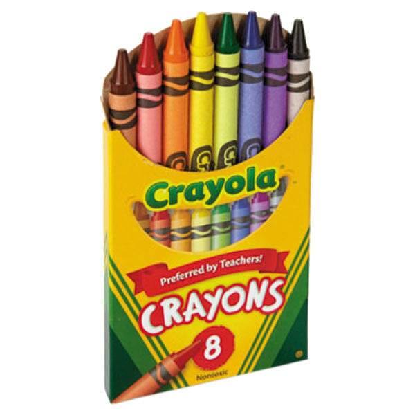Crayola Crayons 8 Pack - Cloud Nine Stores