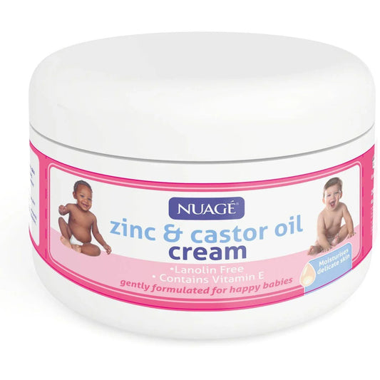 Nuage Nappy Rash Cream Zinc and Castor Oil 200ml - Cloud Nine Stores