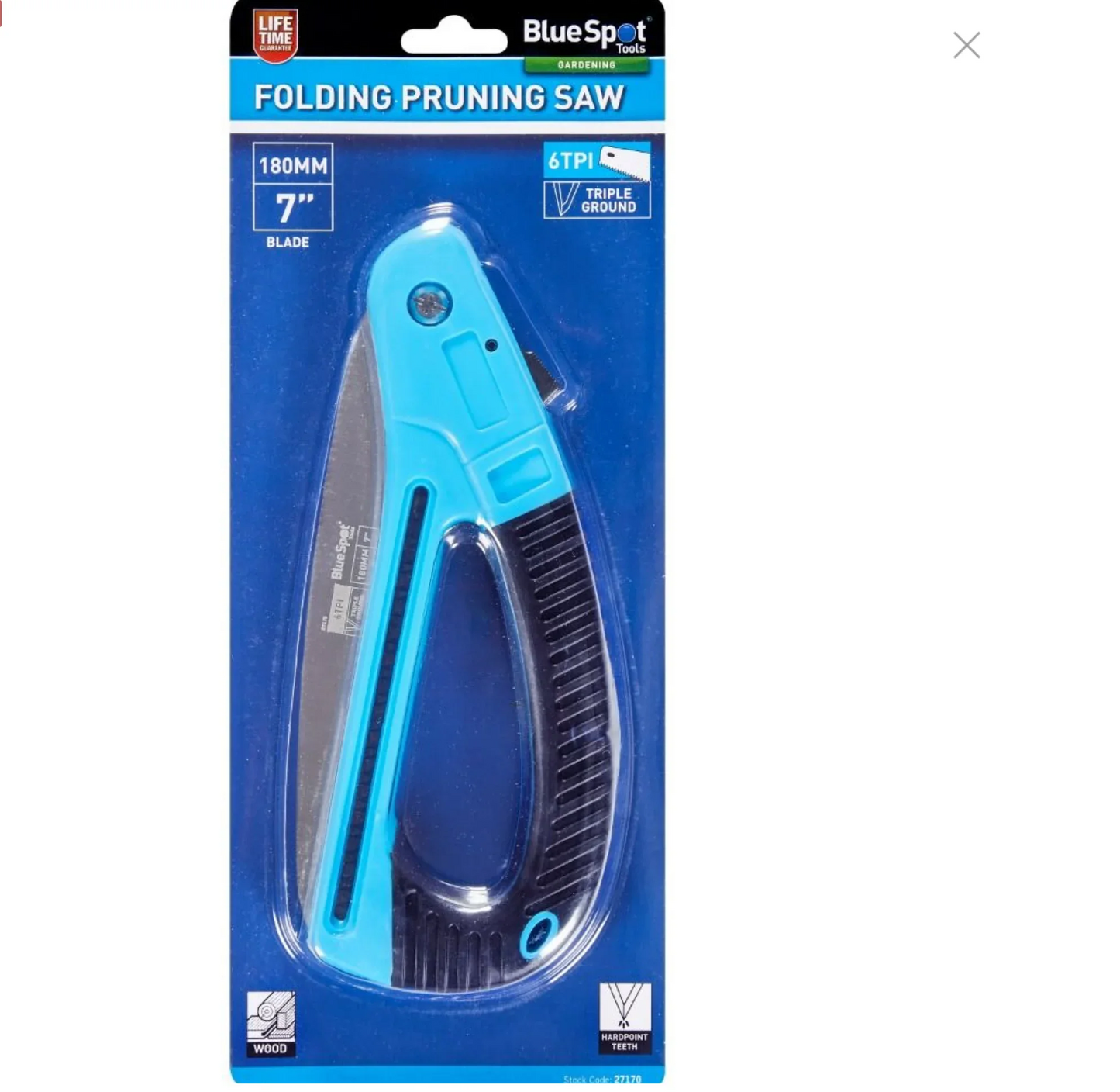 BLUE SPOT TOOLS FOLDING PRUNING SAW 180MM BLADE - Cloud Nine Stores