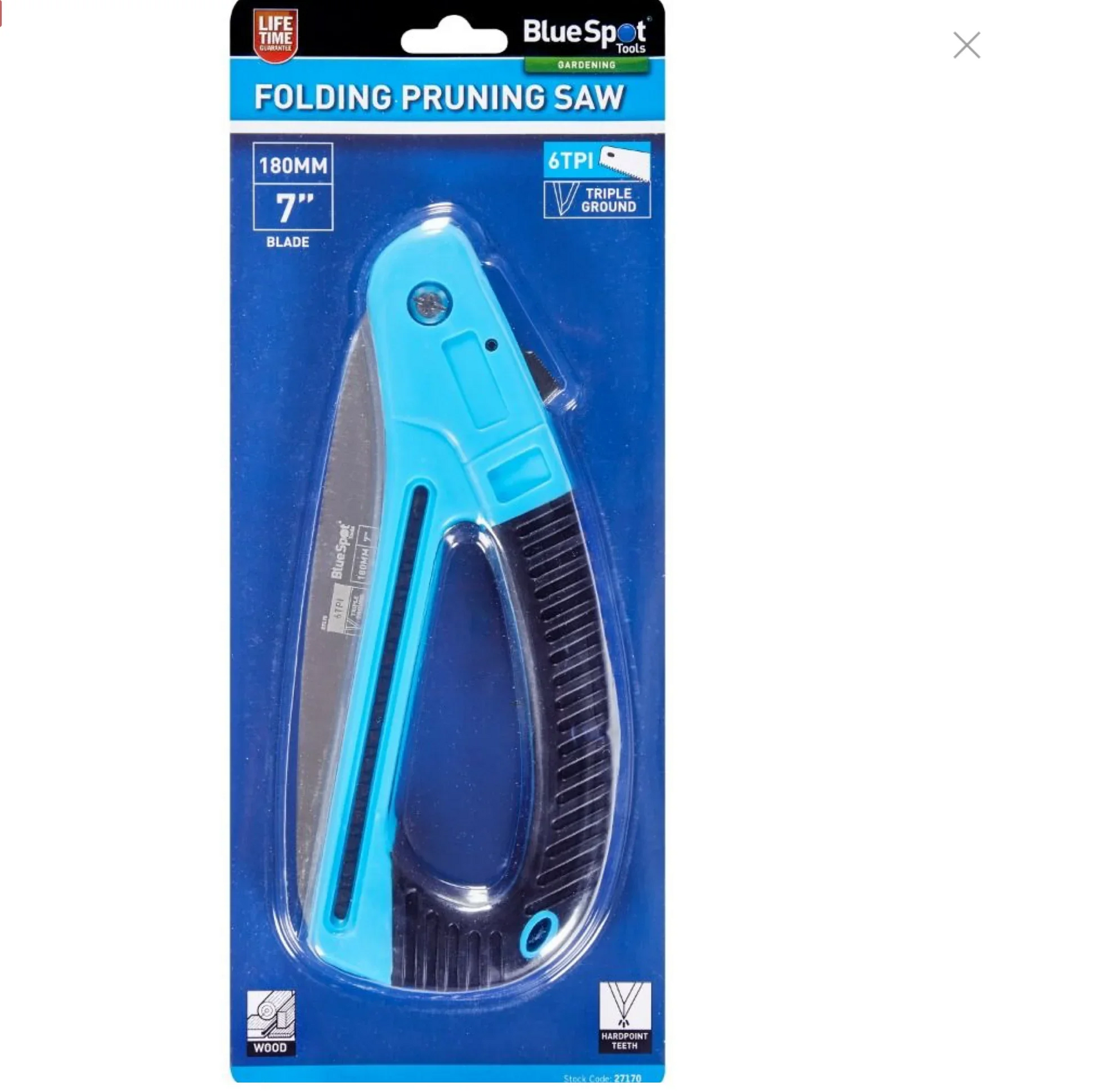 BLUE SPOT TOOLS FOLDING PRUNING SAW 180MM BLADE - Cloud Nine Stores