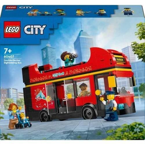 LEGO City 60407 Vehicles Red Double-Decker Sightseeing Bus Set - Cloud Nine Stores