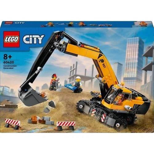 LEGO City 60420 Vehicles Yellow Construction Excavator Set - Cloud Nine Stores