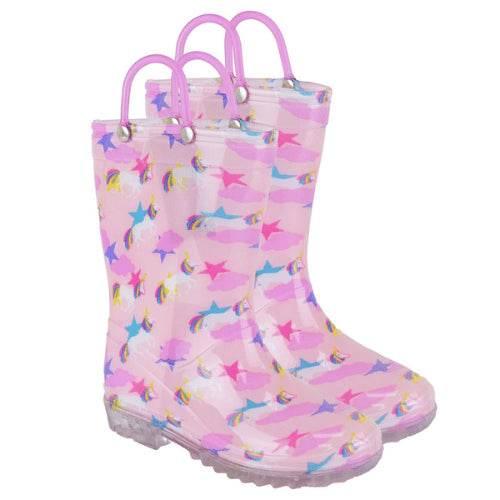 Girls PVC Unicorn Wellington Size 13 - Cloud Nine Stores
