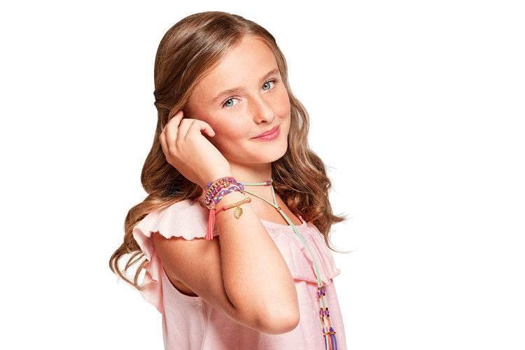 Make It Real Gold Link Suede Bracelets - Cloud Nine Stores
