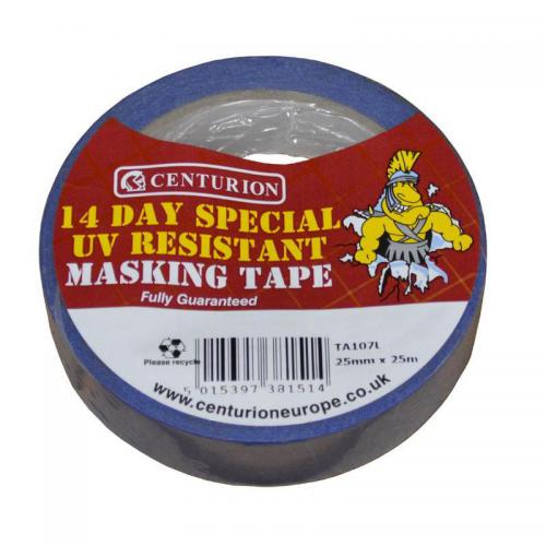 25mm x 25m - UV Resistant Blue Masking Tape