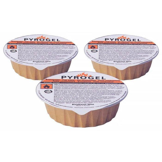 Dexam Pyrogel Fondue Gel Fuel 95ml Pack Of 3 - Cloud Nine Stores