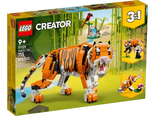 LEGO Creator 3in1 Majestic Tiger Building Set 31129 - Cloud Nine Stores