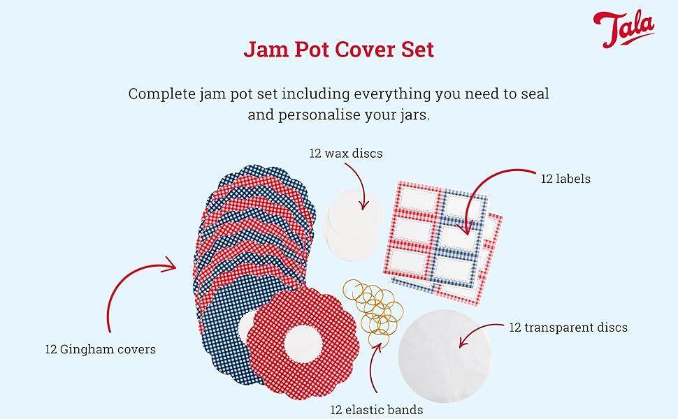 Tala 1lb Jam Pot Cover Set - Cloud Nine Stores