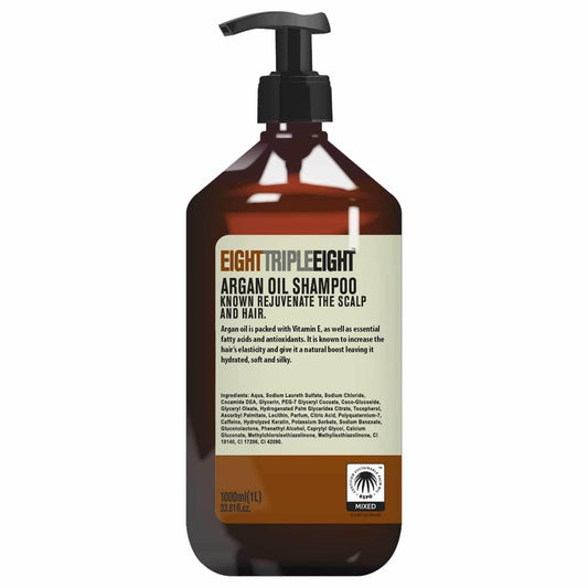 Eight triple eight Argan Oil Shampoo 1L - Cloud Nine Stores