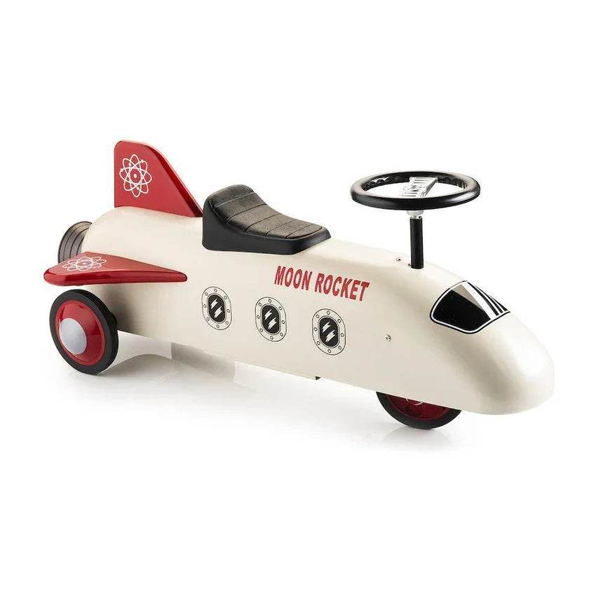Vintage Steel Moon Rocket Ride on by Schylling - Cloud Nine Stores
