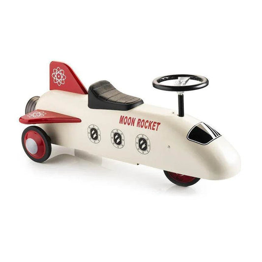 Vintage Steel Moon Rocket Ride on by Schylling - Cloud Nine Stores