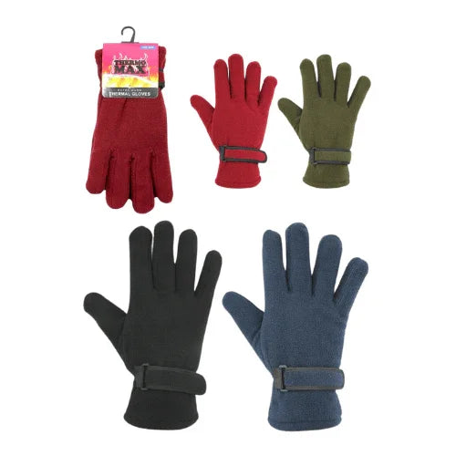 Ladies Thermo Max Extra Warm Thermal Fleece Gloves - Cloud Nine Stores