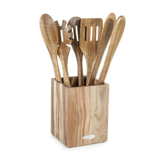 Natural Life 5 Piece Utensil Set – Acacia Wood - Cloud Nine Stores