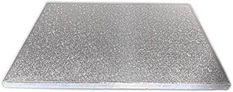 8'' Single Colourful Cake Board Square Thick Drum 12mm - Cloud Nine Stores