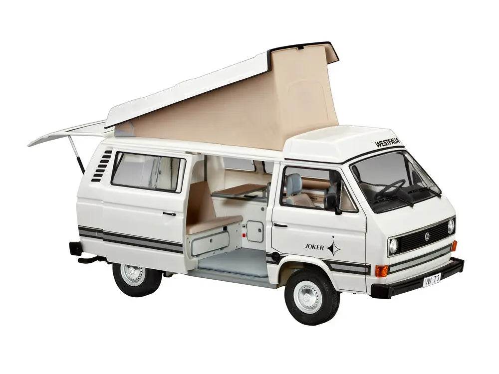 Revell Volkswagen T3 Camper Westfalia Joker 1:25 Van Bus Model Kit VW 07344 - Cloud Nine Stores