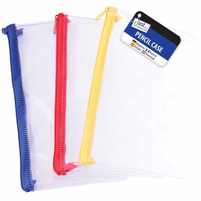 Clear Exam Pencil Case Cloud Nine Stores